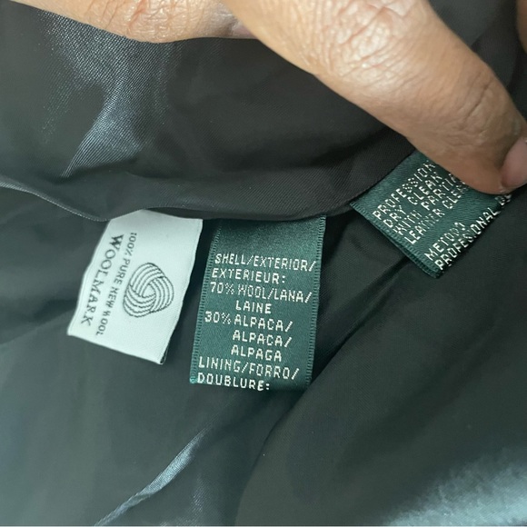 Lauren Ralph Lauren alpaca wool full zip jacket Size 10 - Picture 4 of 6